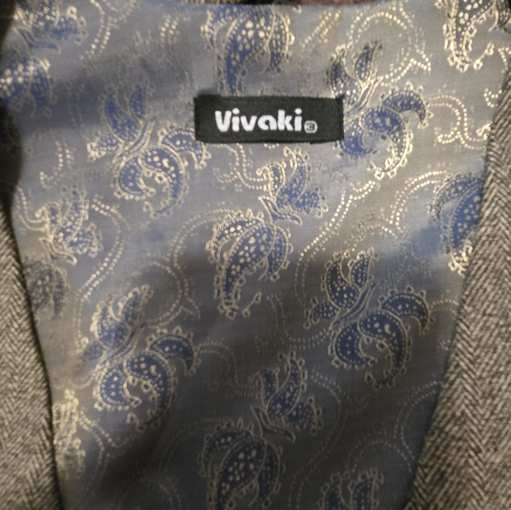 Boy's Suit Size 11 (See Measurements In Pics) Wool Tie 4pc Suit In Brown - Picture 5 of 16